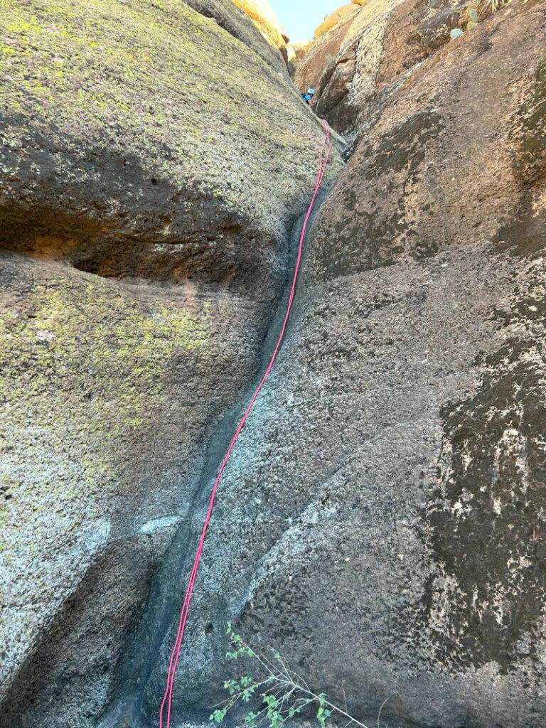 Foxtrot Canyon rappel 3