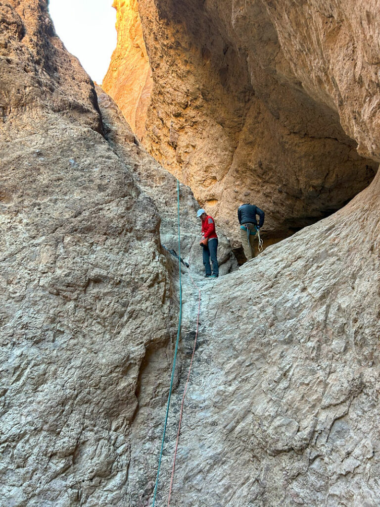 Backyard Canyon rappel 3