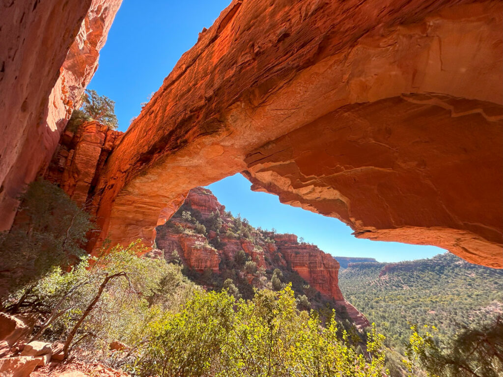 Fay Canyon Arch in Sedona, Arizona