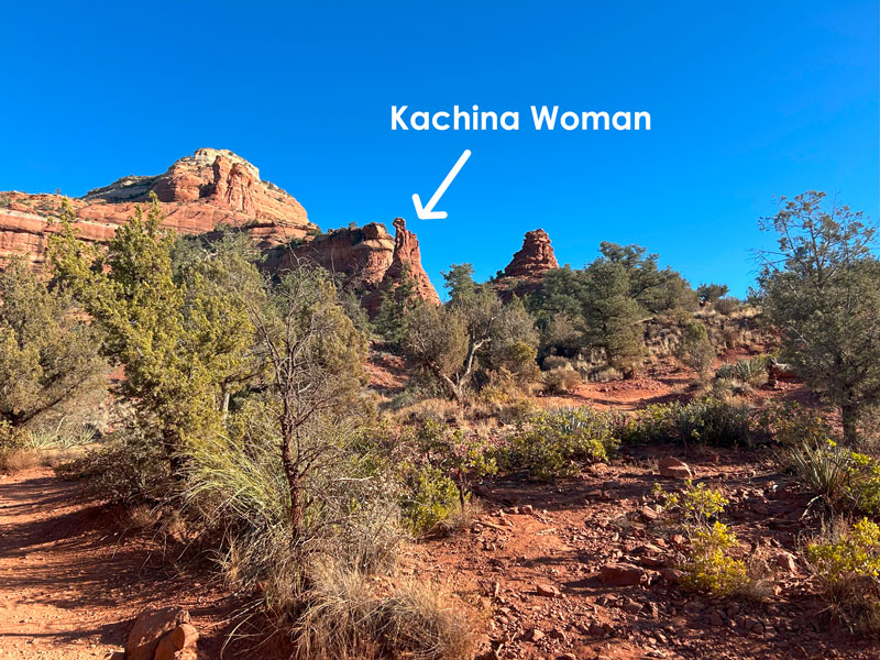 Kachina Woman formation in Boynton Canyon