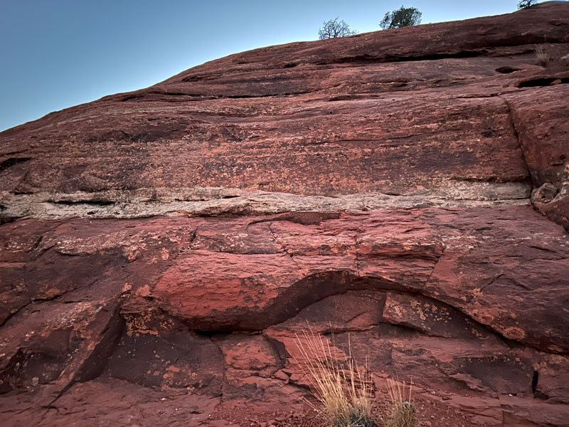 The hike up to Steamboat Rock in Sedona