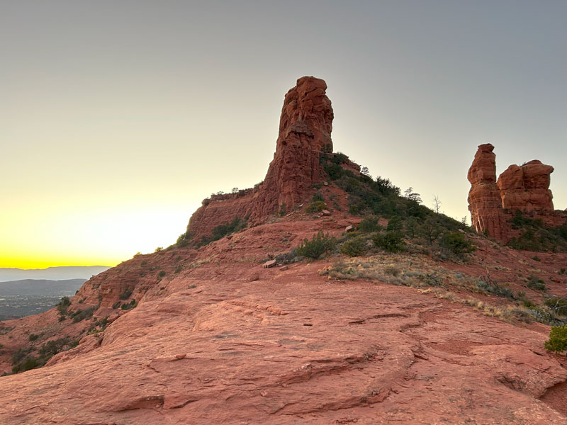 View from near Steamboat Rock in Sedona