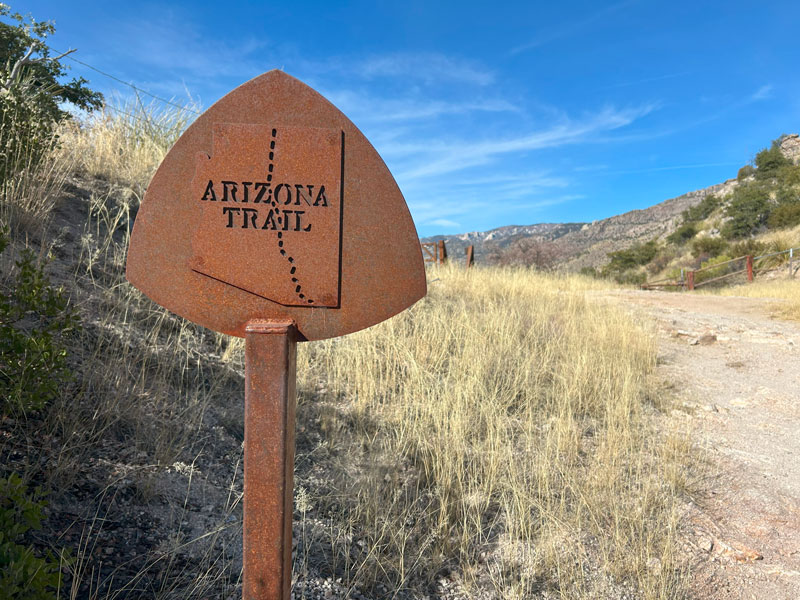 Sycamore Reservoir Trail, which is part of the Arizona Trail