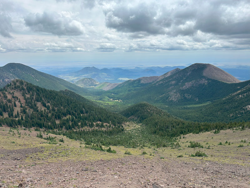 View of the Inner Basin from Weatherford Trail