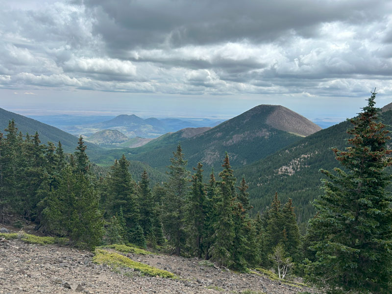 View of the Inner Basin from Weatherford Trail