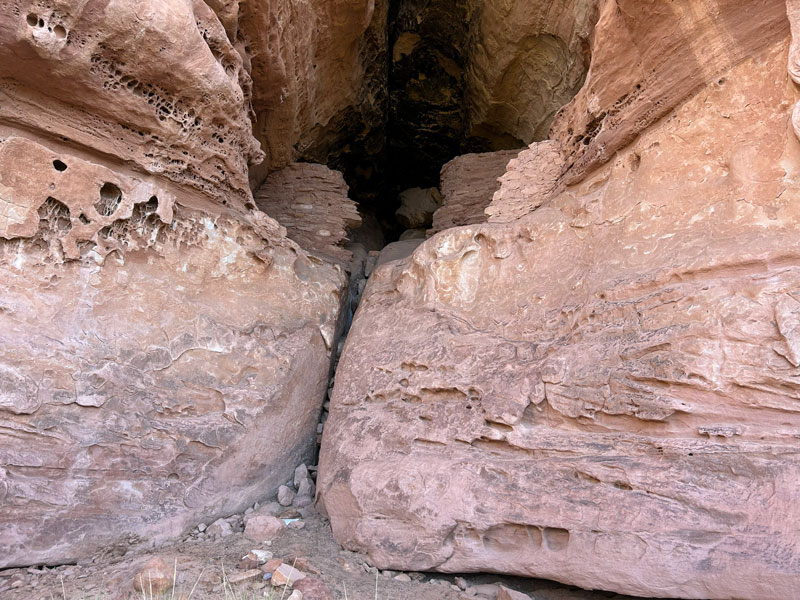 The cave that contains the All American Man pictograph