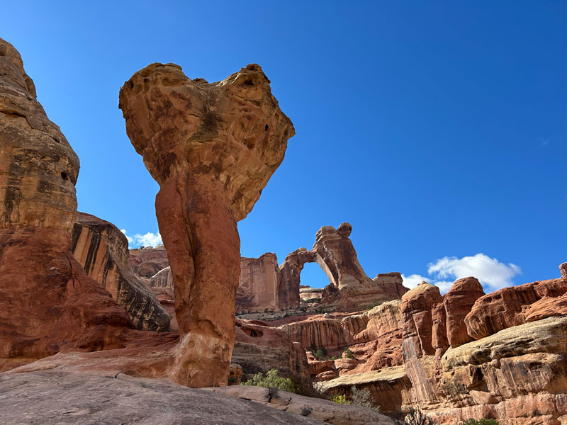 Angel Arch and The Molar at Canyonlands National Park