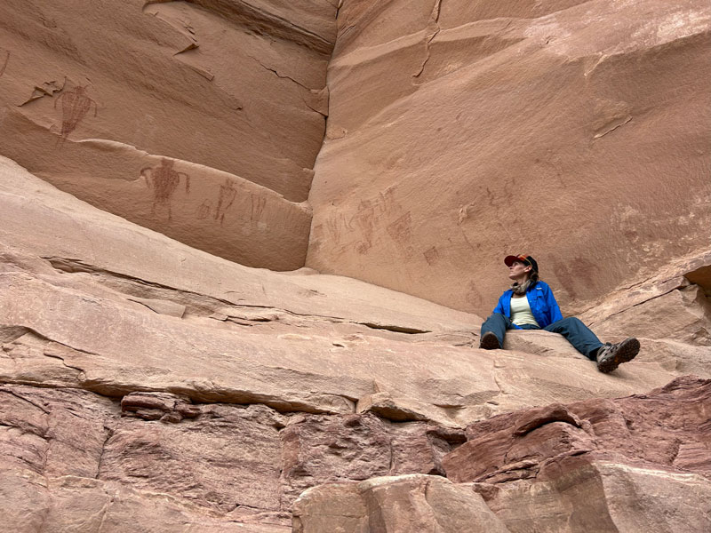 High Corner Panel pictographs in Canyonlands National Park