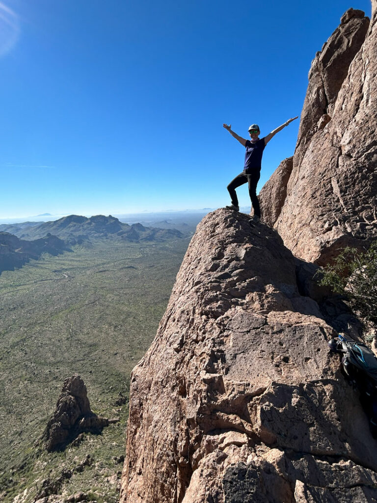 Upper saddle of Miner's Needle