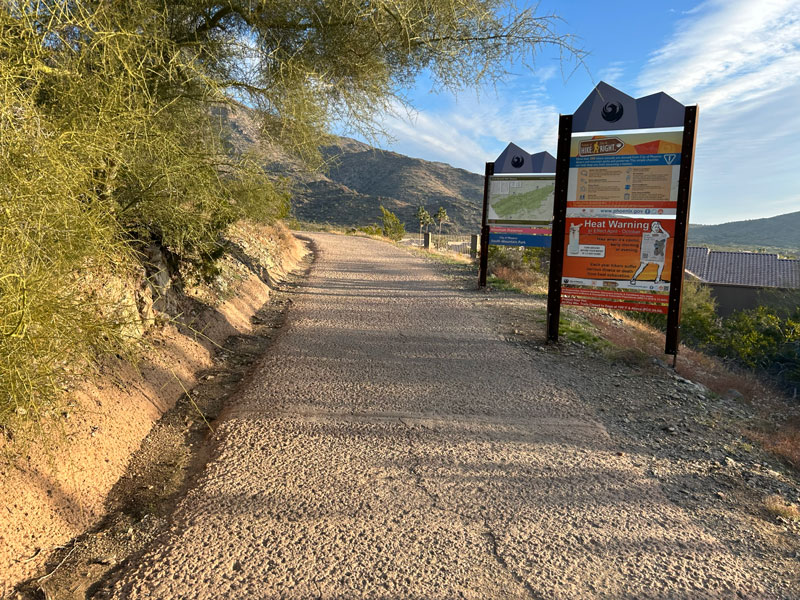 Start of the Telegraph Pass Trail