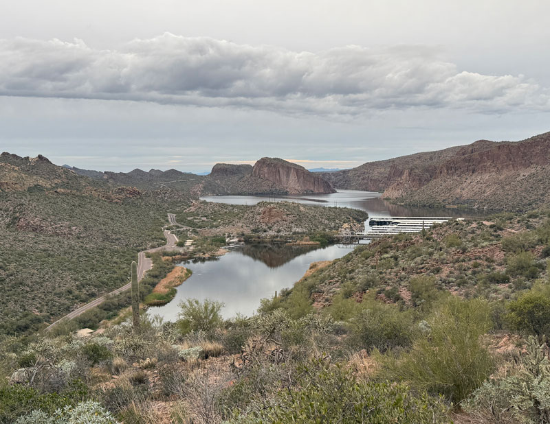 Canyon Lake from Boulder Canyon Trail