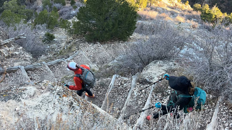 Switchbacks on Grandview Trail