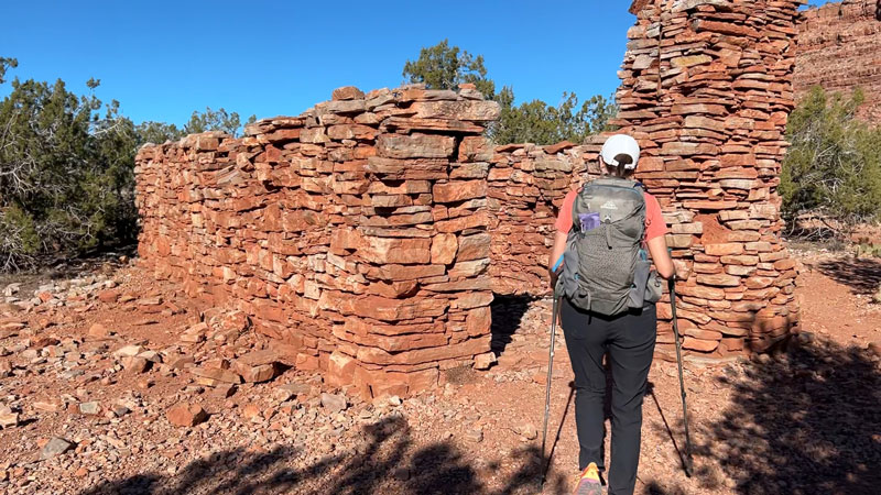 Masonry structure on Horseshoe Mesa