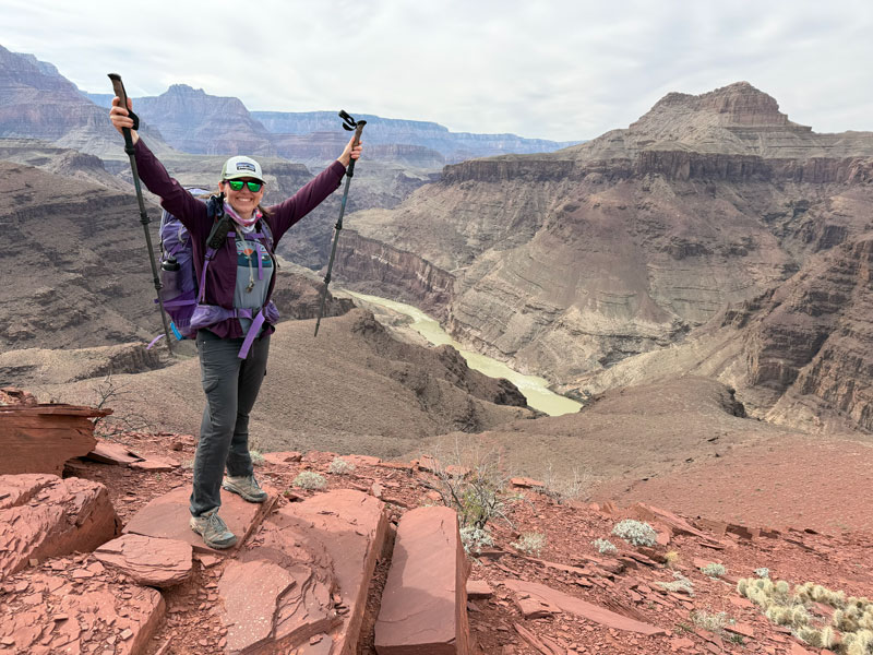 View to the southwest from the Escalante Route in the Grand Canyon
