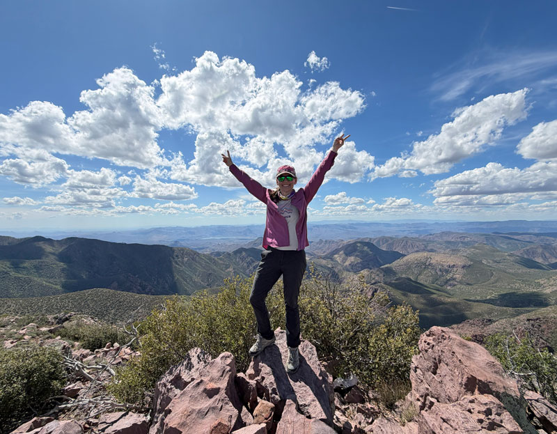 Summit of Mazatzal Peak