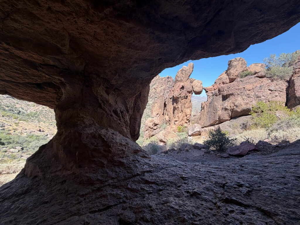 Paradox Arch in the Superstition Mountains