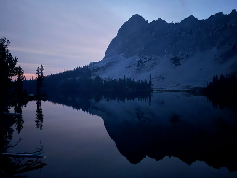 El Capitan and Alice Lake in the Sawtooth Wilderness