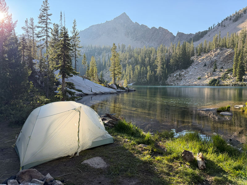 Edith Lake in the Sawtooth Wilderness