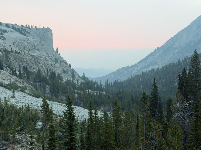 View in the Sawtooth Wilderness