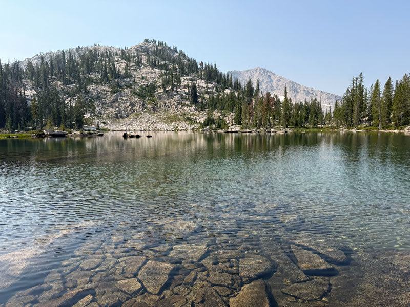 Vernon Lake in the Sawtooth Wilderness